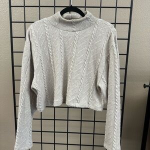 Zara cropped sweater